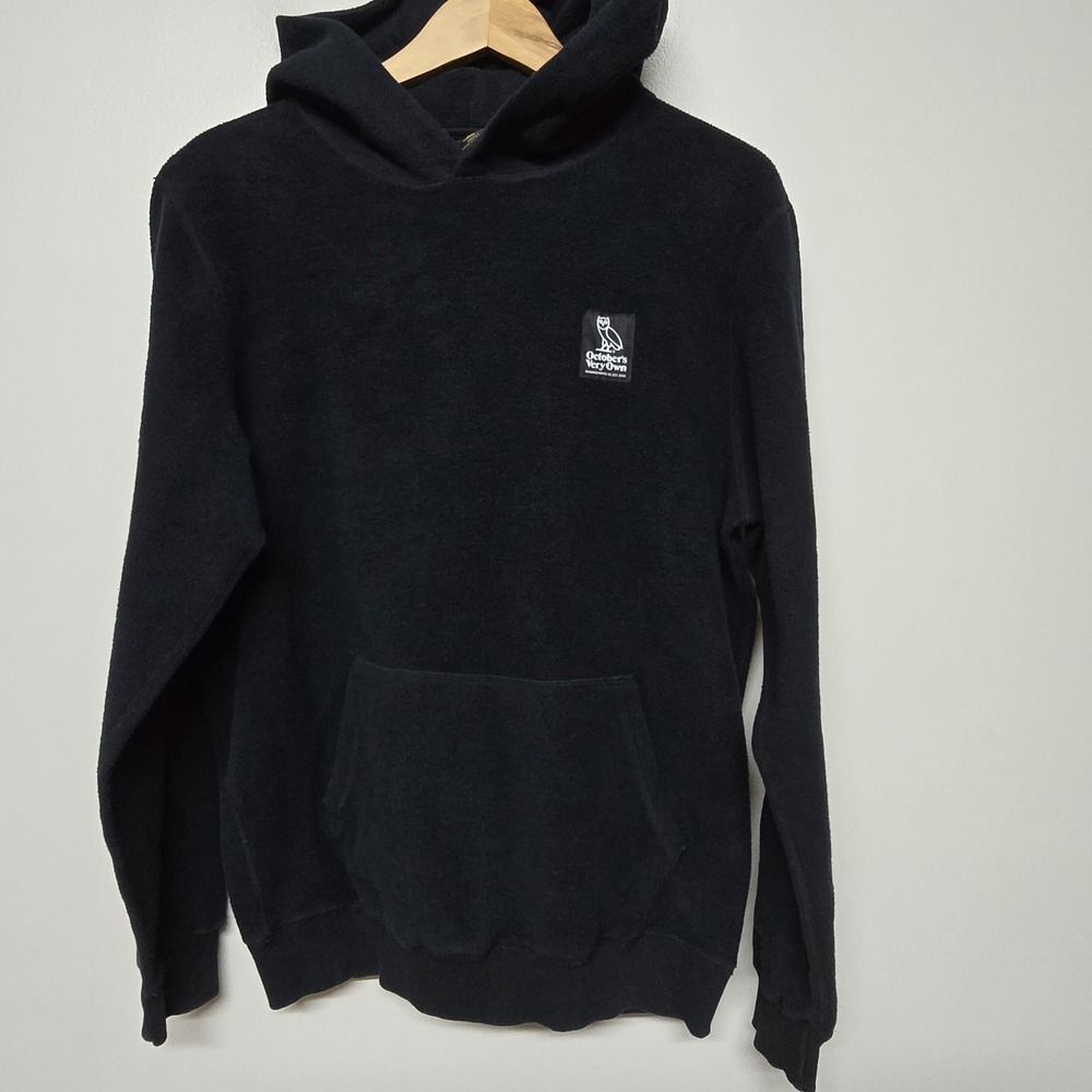 OVO Drake Octobers Very Own Classic Owl Pullover Sz S Hoodie Sweatshirt Black